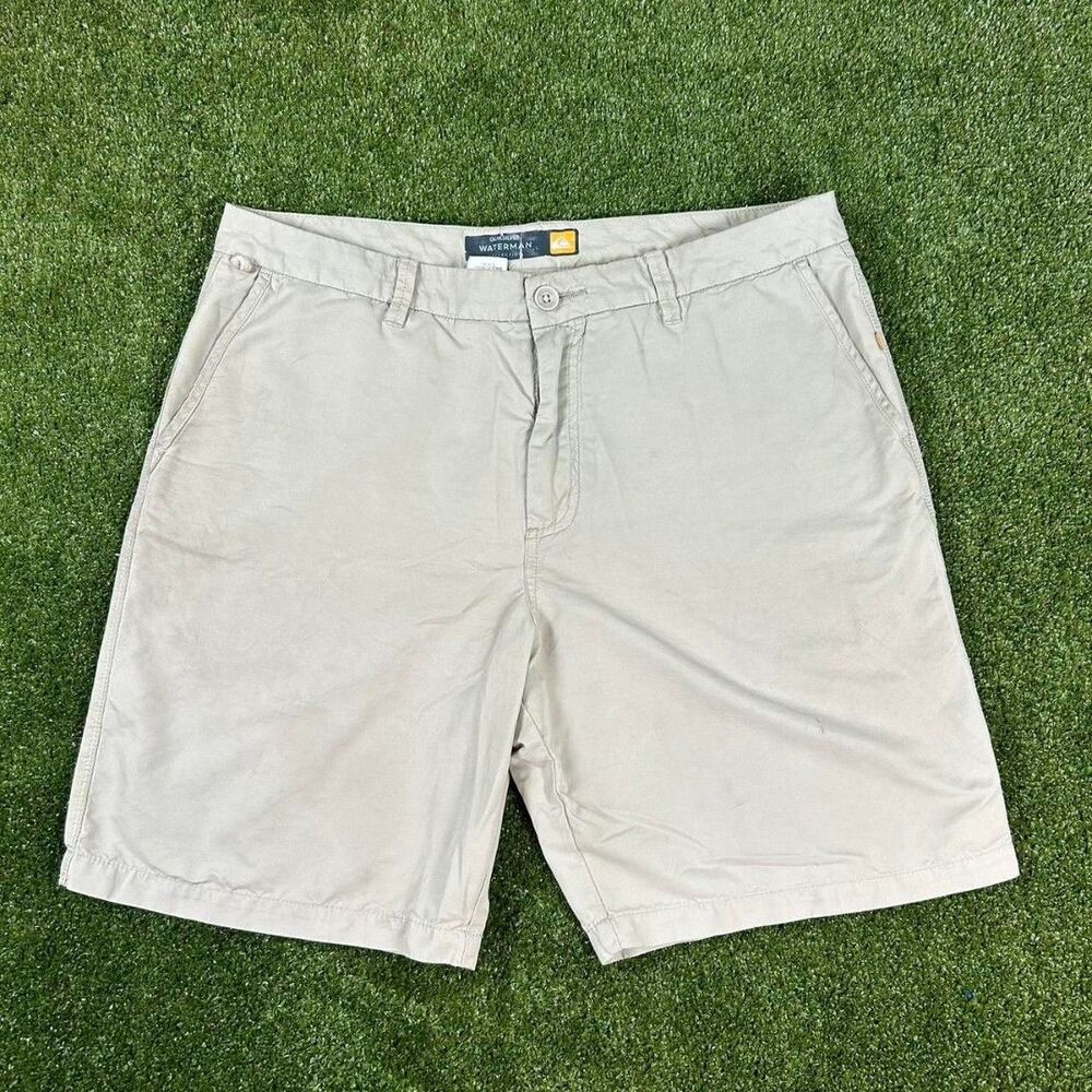 Quiksilver Men's Cream and Tan Shorts